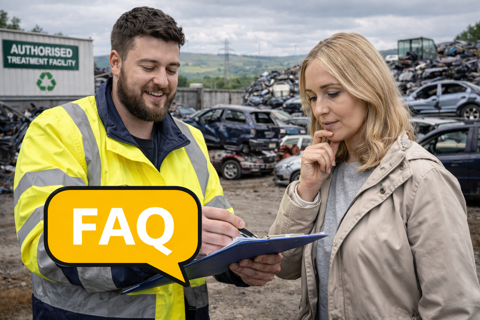 Scrap car FAQs and advice in Elland